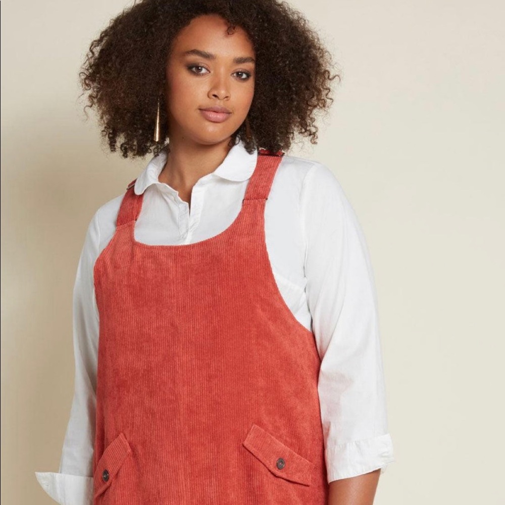 ModCloth corduroy jumper dress size 3X